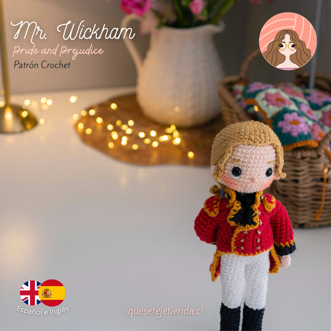 George Wickham - Pride and Prejudice - Crochet Amigurumi Pattern