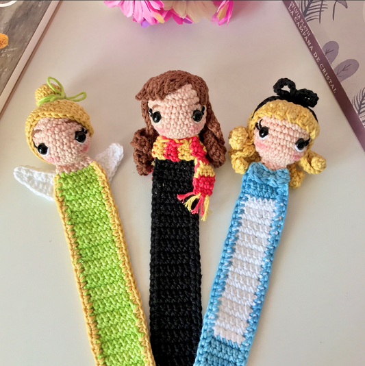 Marcadores de página patrón crochet GRATIS 