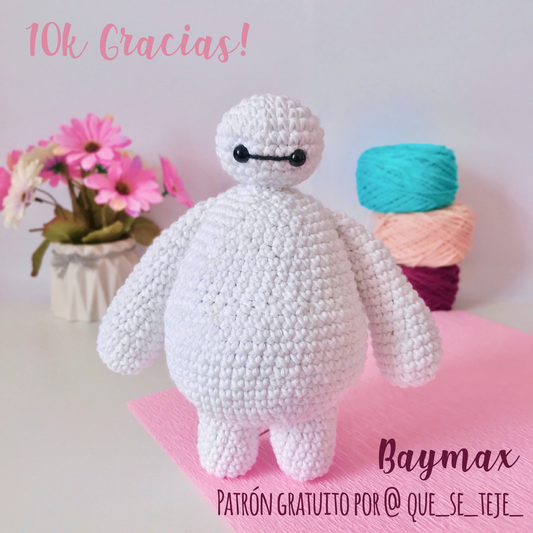 Baymax: Patrón Amigurumi Gratuito
