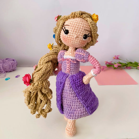 Patrón Amigurumi Rapunzel (PDF)