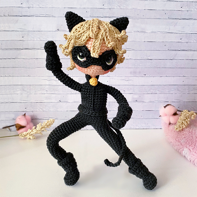 LadyBug & Cat Noir Amigurumi Crochet Pattern (PDF Download)