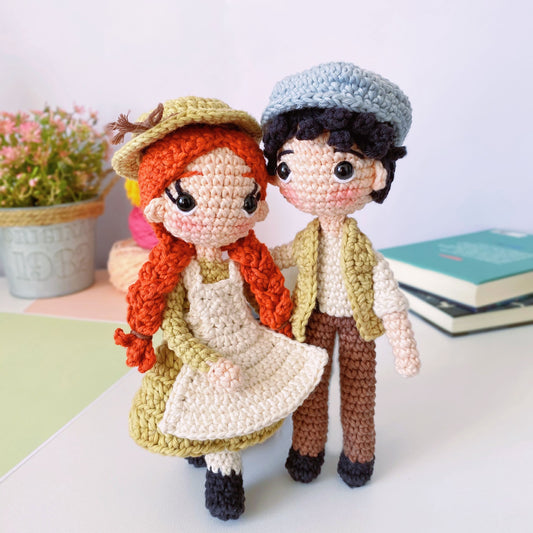 Anne & Gilbert (PDF) | Crochet Dolls Amigurumi Pattern (PDF)