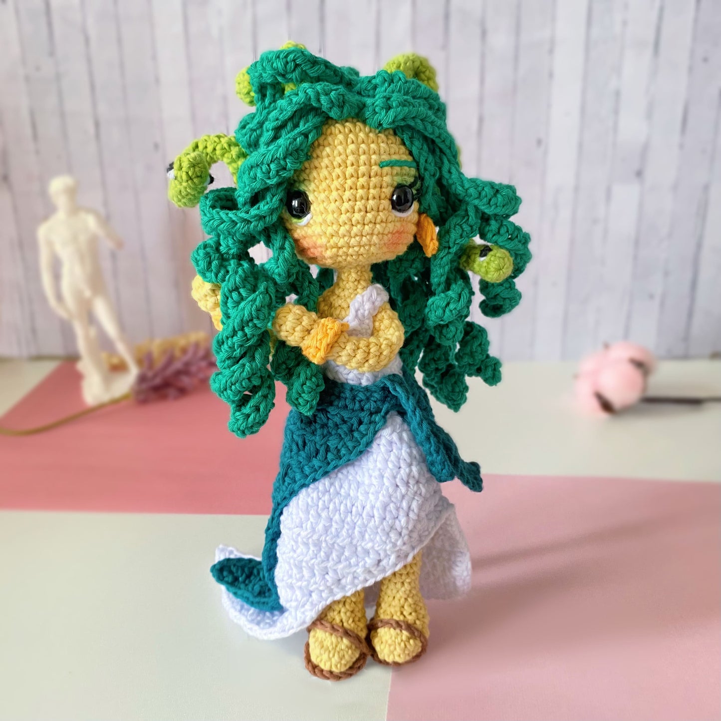 Medusa - Crochet Amigurumi Pattern (PDF) - Greek Mytology