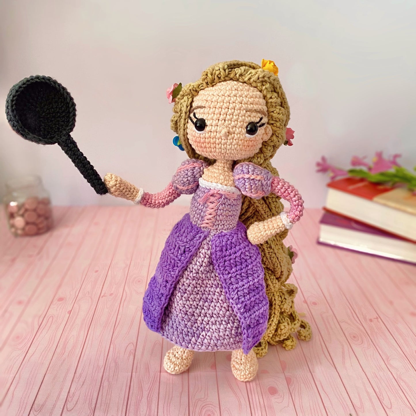 Patrón Amigurumi Rapunzel (PDF)