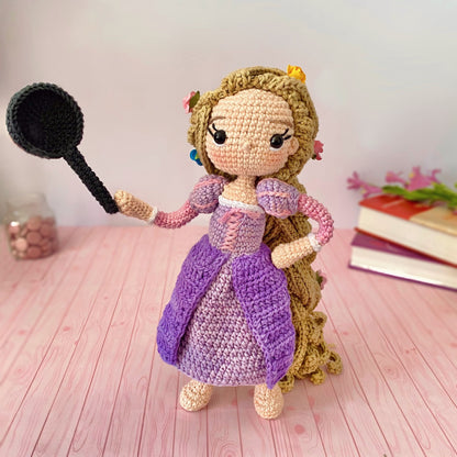 Patrón Amigurumi Rapunzel (PDF)