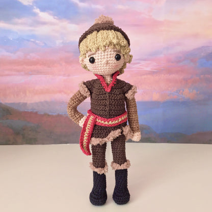 Kristoff Amigurumi Pattern (PDF) - Frozen