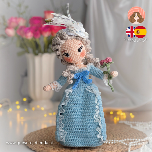 Maria Antonieta - Patrón Crochet Amigurumi