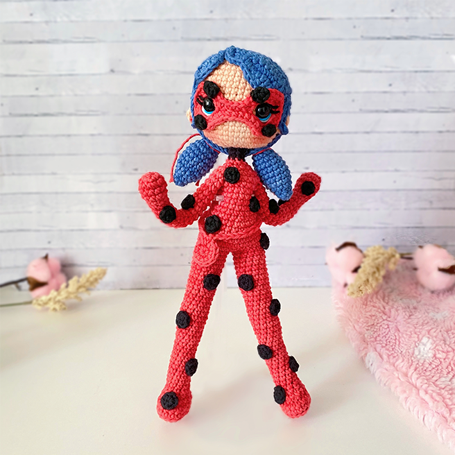 LadyBug & Cat Noir Amigurumi Crochet Pattern (PDF Download)