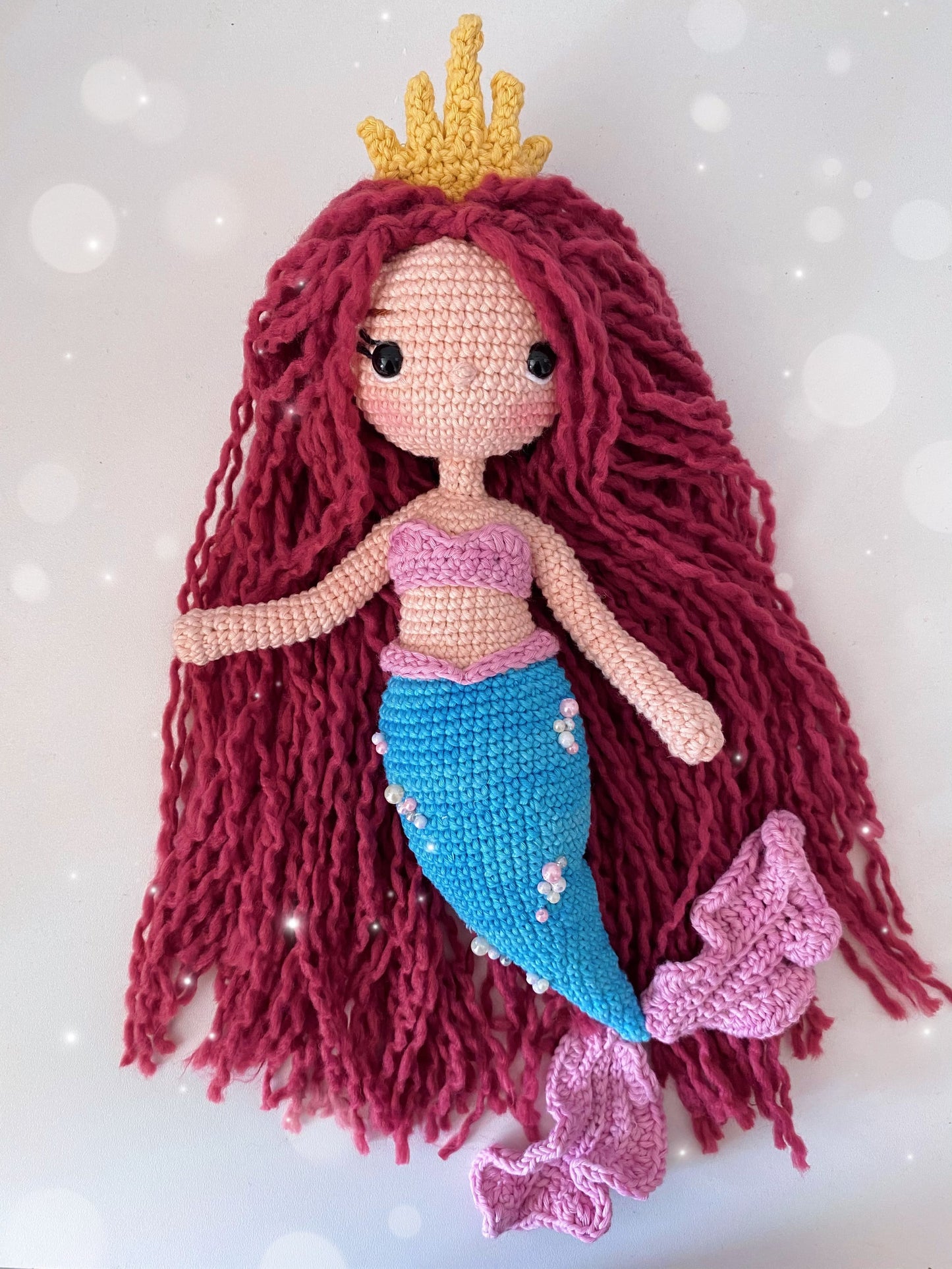 Amigurumi Pattern Nerea, Queen of the Sea (PDF) - Crochet