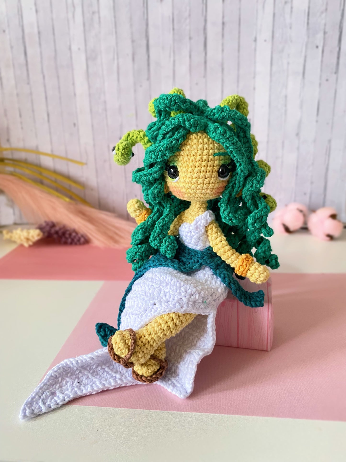 Medusa - Crochet Amigurumi Pattern (PDF) - Greek Mytology