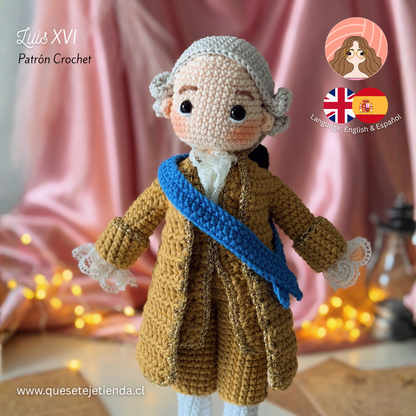 Luis XVI de Francia - Patrón Crochet PDF
