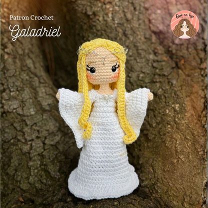Galadriel Crochet Amigurumi Pattern - The Lord of the Rings (PDF)