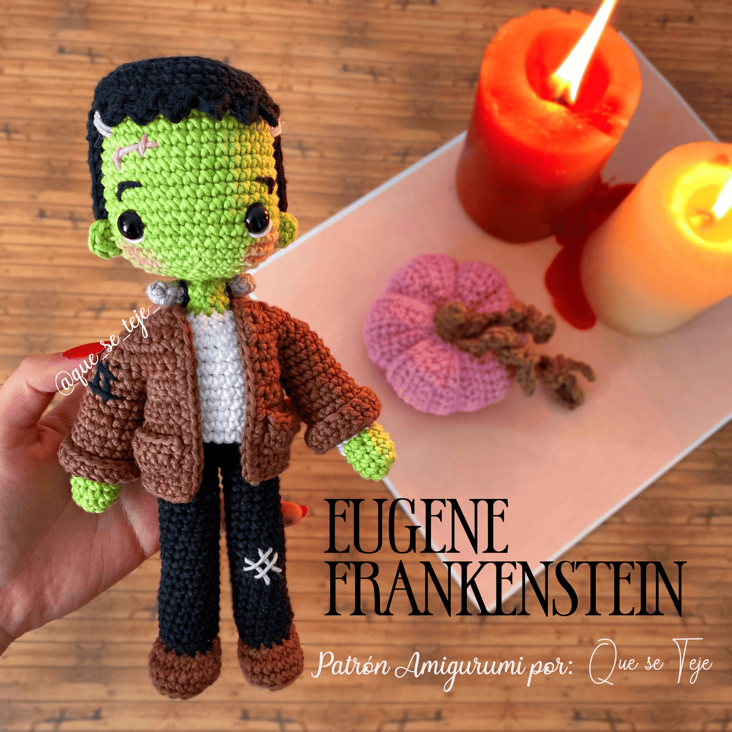 Eugene Frankenstein Amigurumi Pattern (PDF)