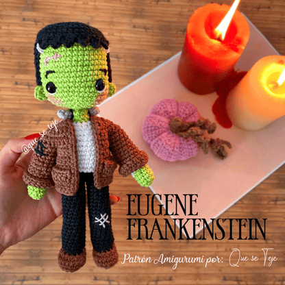 Eugene Frankenstein Amigurumi Pattern (PDF)