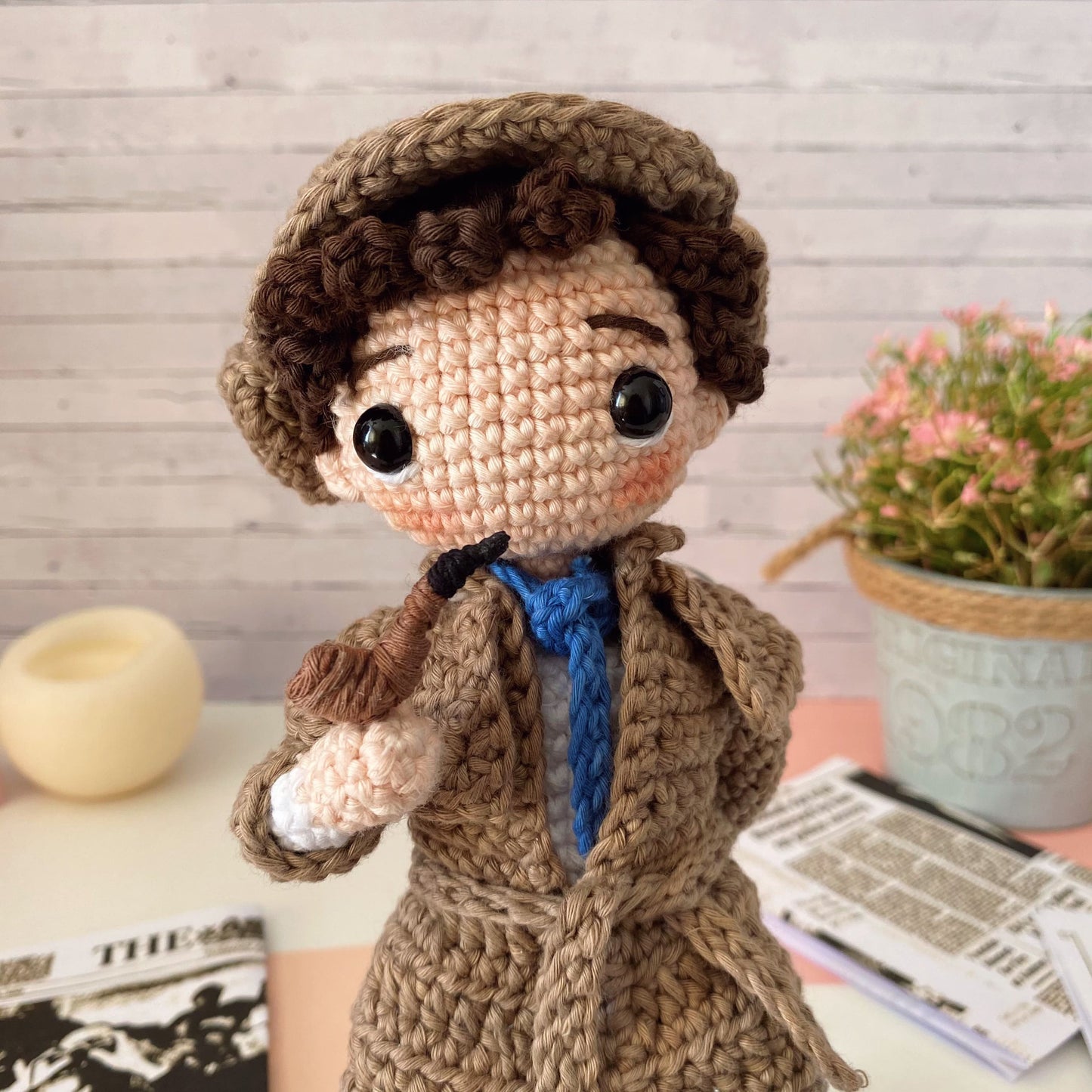 Sherlock Holmes Amigurumi Pattern (PDF)