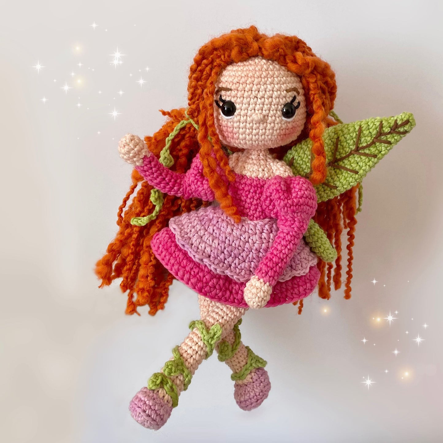 Patrón Amigurumi Hespéride, la ninfa de las flores (PDF)