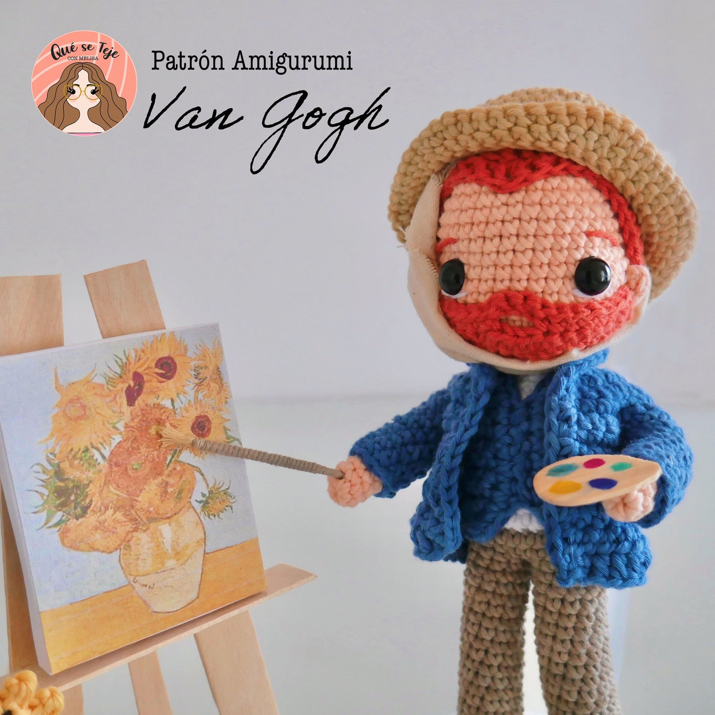 Van Gogh - Crochet Amigurumi Pattern (PDF)