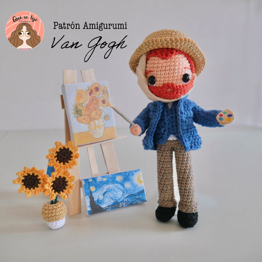 Van Gogh - Crochet Amigurumi Pattern (PDF)