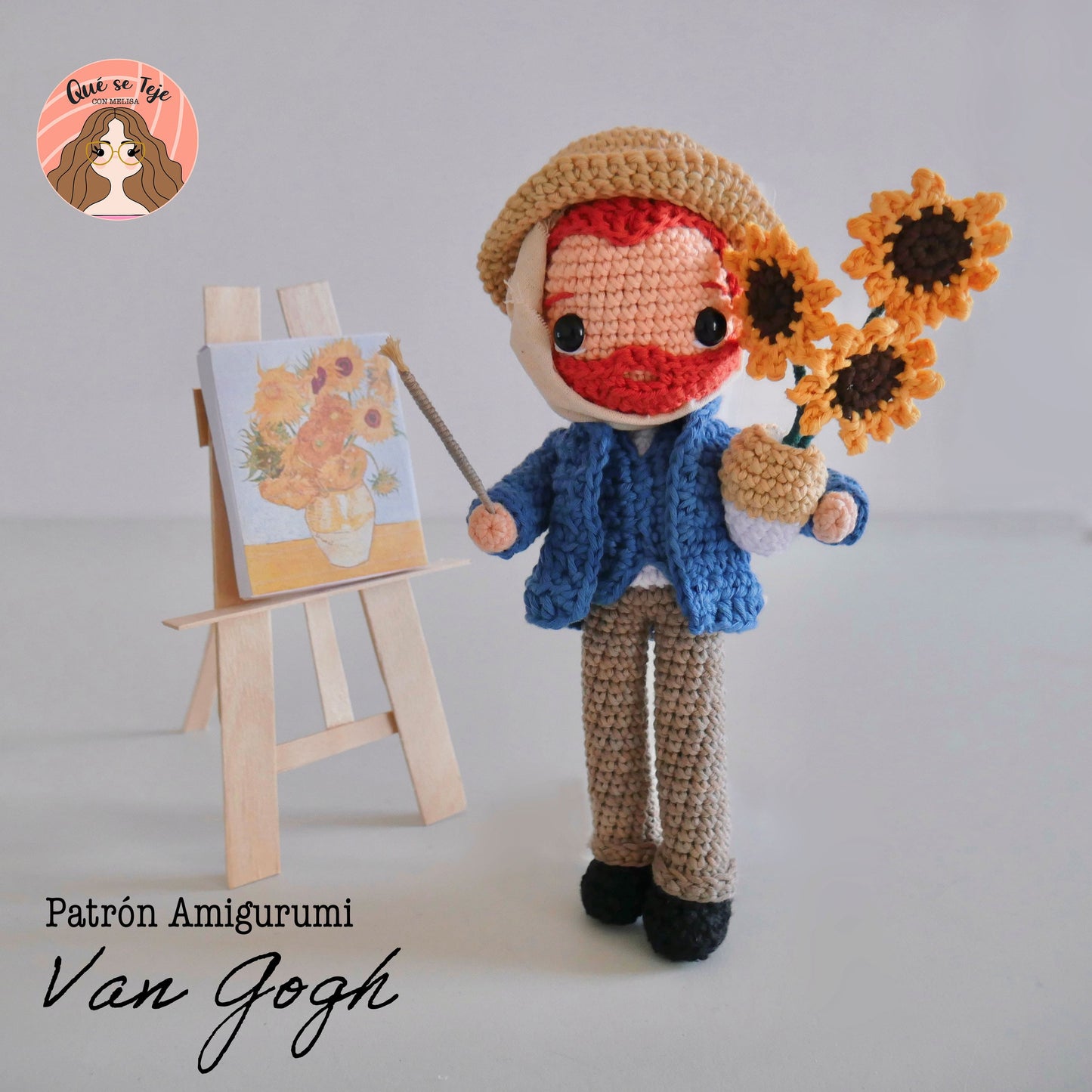 Van Gogh - Crochet Amigurumi Pattern (PDF)