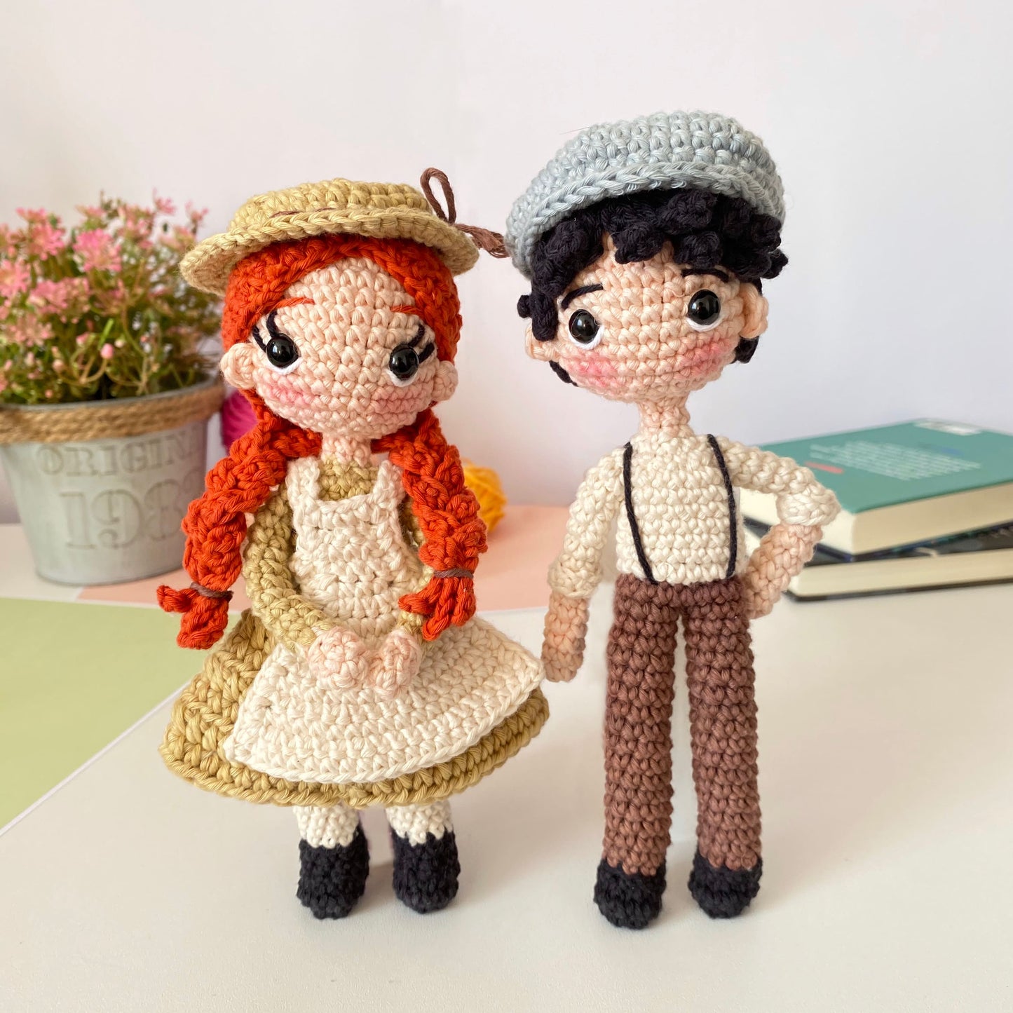 Anne & Gilbert (PDF) | Crochet Dolls Amigurumi Pattern (PDF)