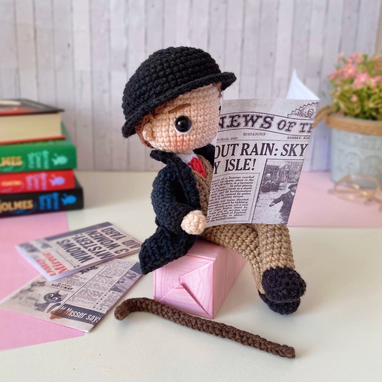 Sherlock Holmes + Dr. Watson Amigurumi Patterns