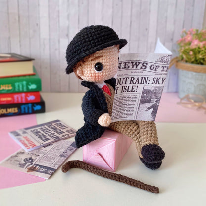 Sherlock Holmes + Dr. Watson Amigurumi Patterns