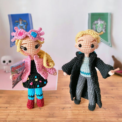 Luna Lovegood & Draco Malfoy (PDF) Crochet Pattern - Amigurumi