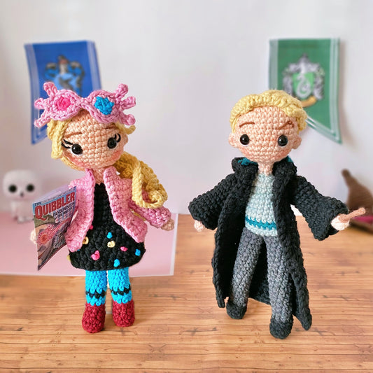 Luna Lovegood & Draco Malfoy (PDF) Crochet Pattern - Amigurumi
