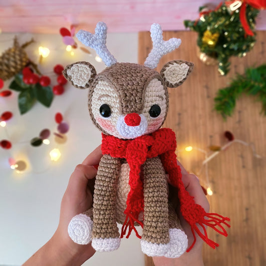 Dixie the Reindeer Amigurumi Pattern (PDF)