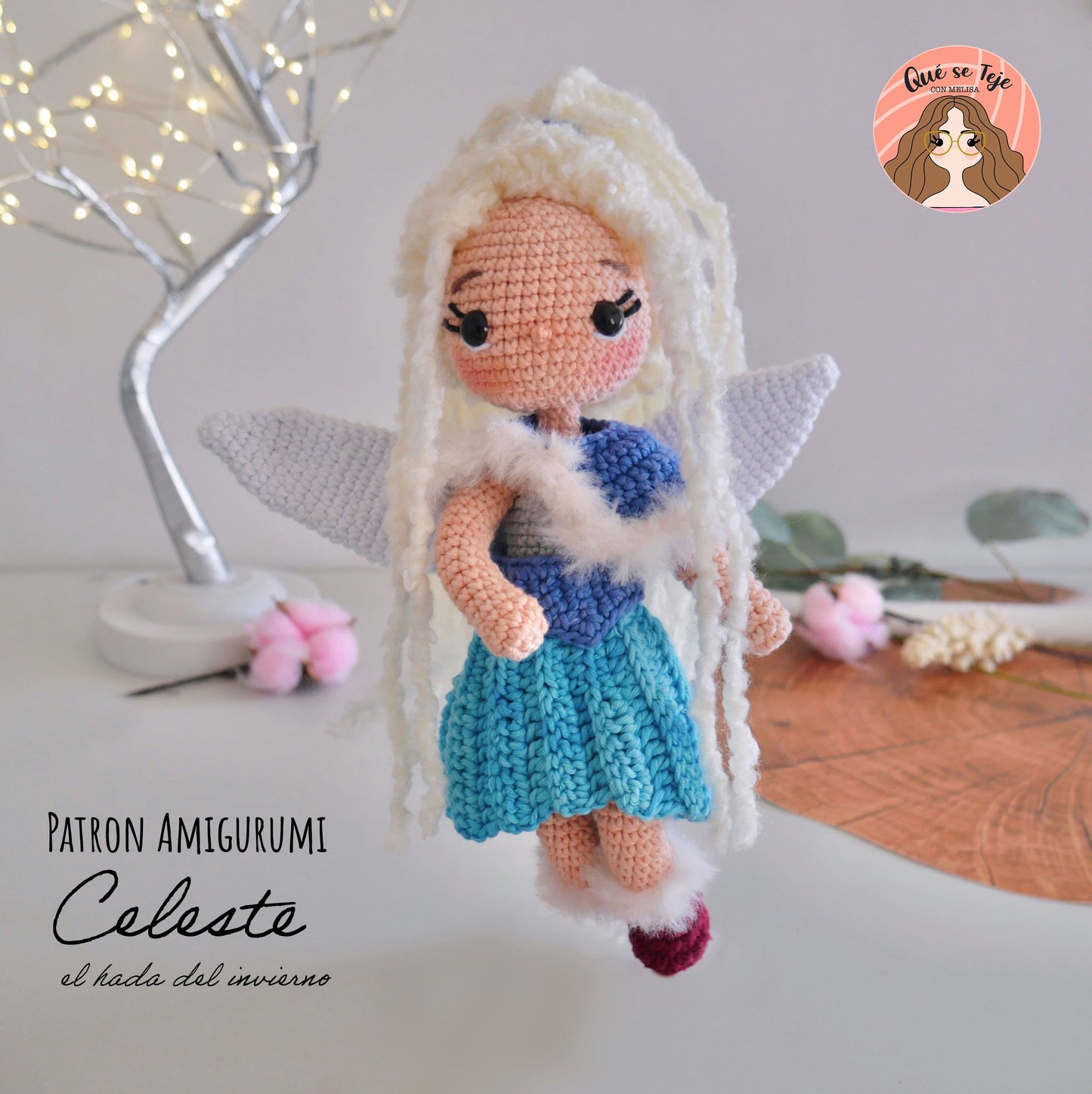 Crochet Pattern – Celeste, the Winter Fairy (PDF)