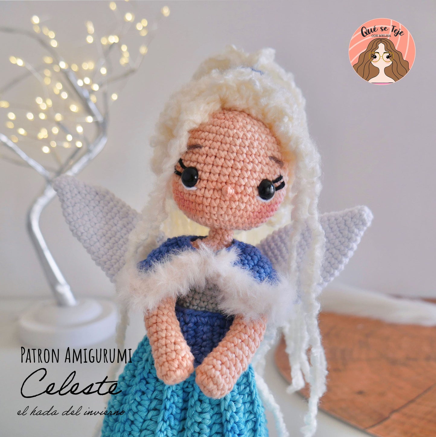 Crochet Pattern – Celeste, the Winter Fairy (PDF)