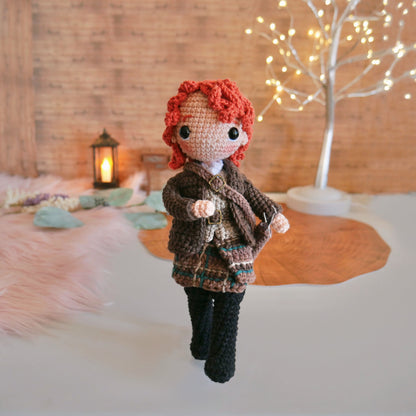 Jamie Fraser-Crochet Amigurumi Pattern (PDF)-Outlander