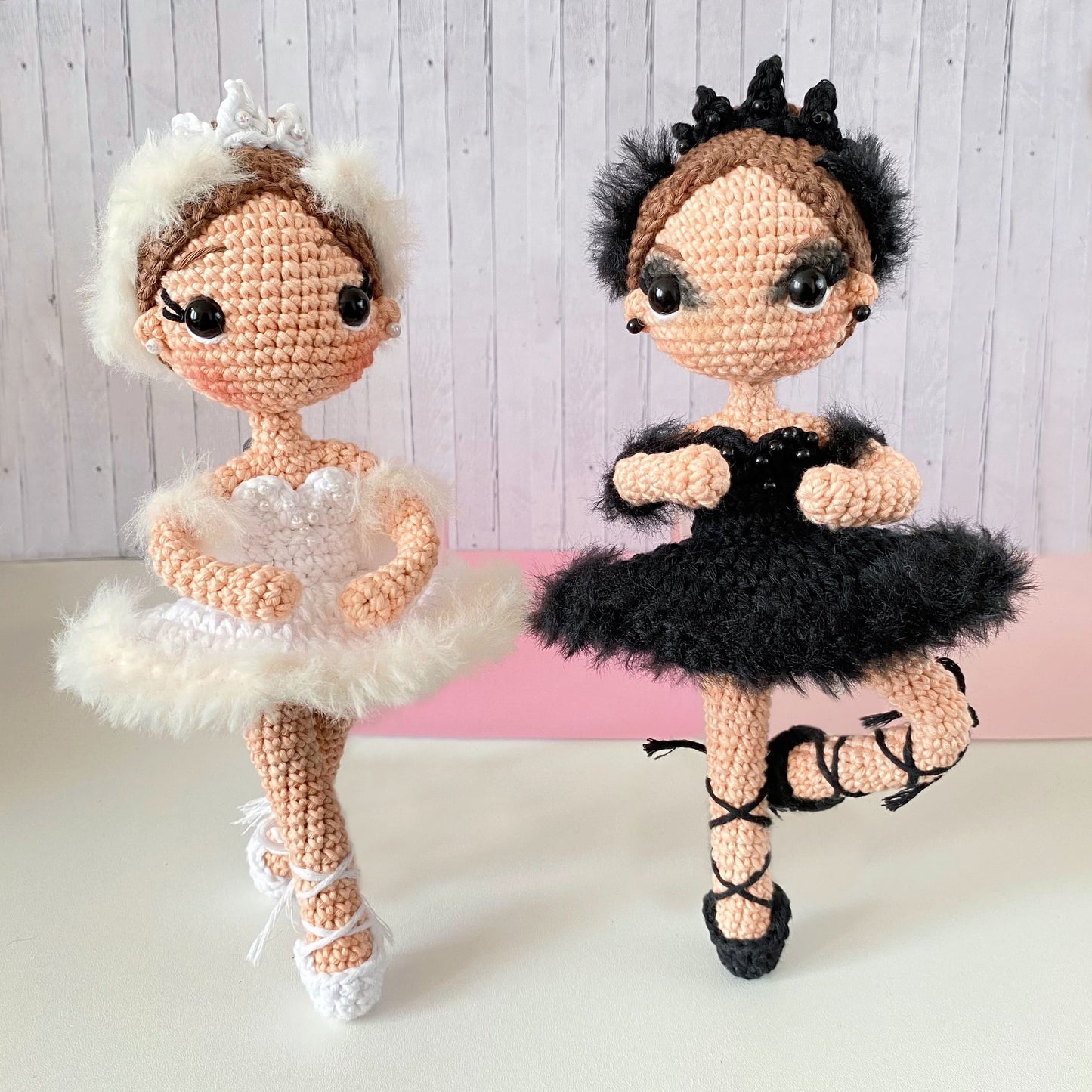 Amigurumi Pattern: Odette and Odile from Swan Lake (PDF)