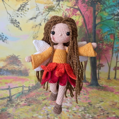 Amigurumi Pattern Dryad, the forest nymph (PDF) Crochet