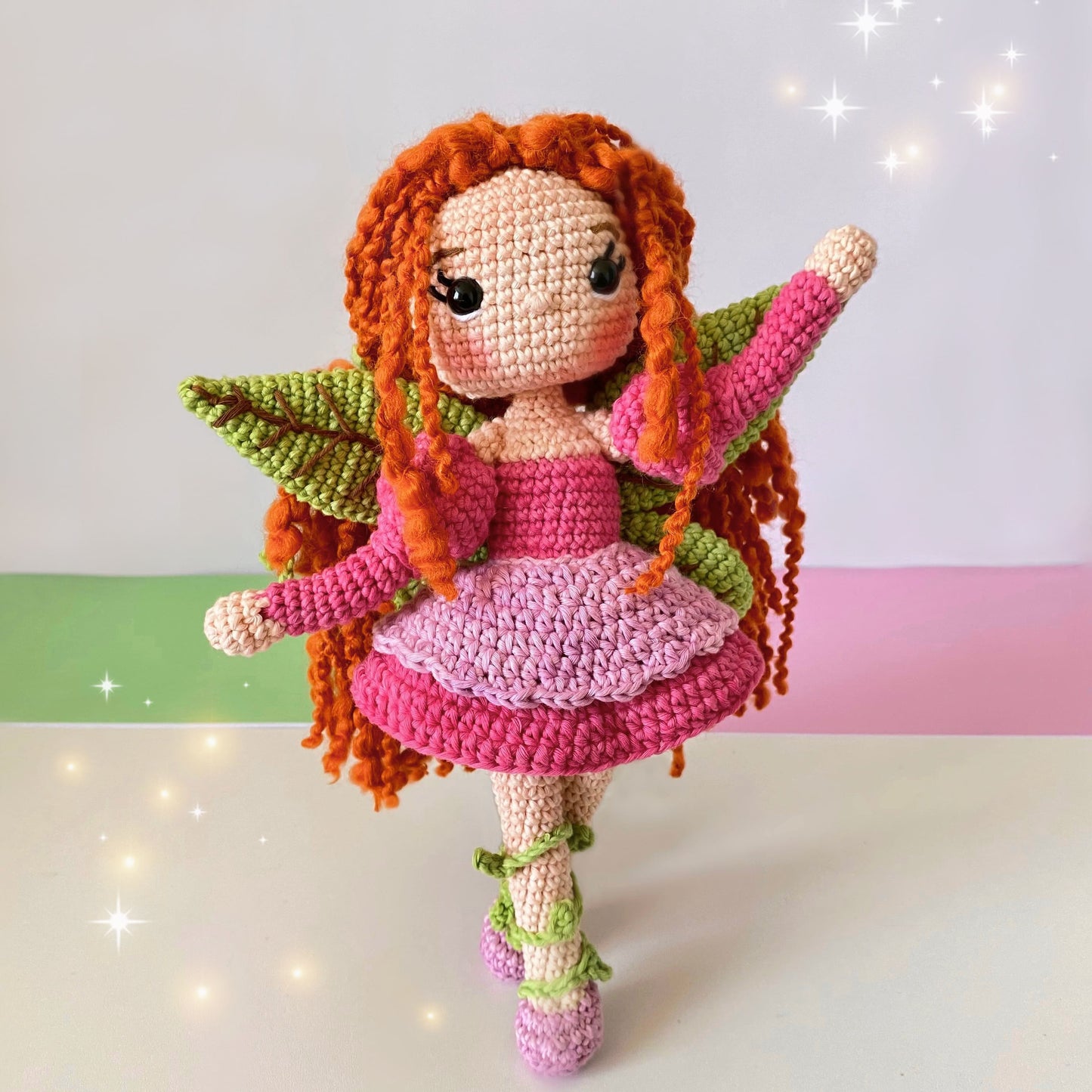 Patrón Amigurumi Hespéride, la ninfa de las flores (PDF)