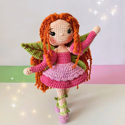 Patrón Amigurumi Hespéride, la ninfa de las flores (PDF)