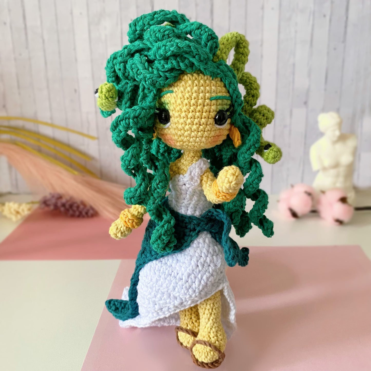 Medusa - Crochet Amigurumi Pattern (PDF) - Greek Mytology
