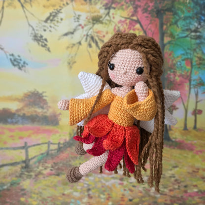 Amigurumi Pattern Dryad, the forest nymph (PDF) Crochet