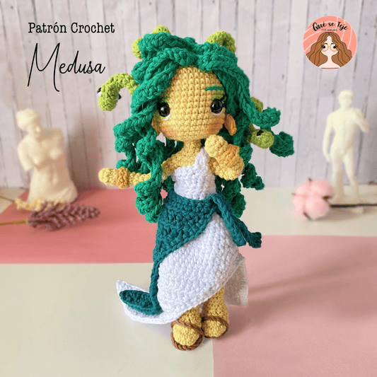 Medusa - Crochet Amigurumi Pattern (PDF) - Greek Mytology