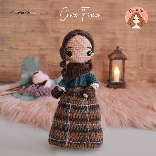 Claire Fraser - Crochet Amigurumi Pattern(PDF) - Outlander