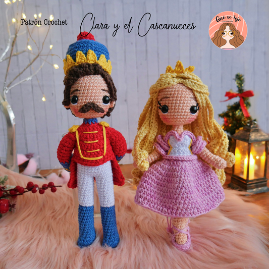 Amigurumi Crochet Pattern: Clara and the Nutcracker (PDF)