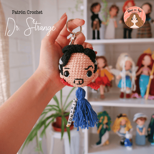 Dr. Strange Keychain - Crochet Patter (PDF)