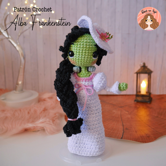Patrón Amigurumi Alba Frankenstein (PDF)