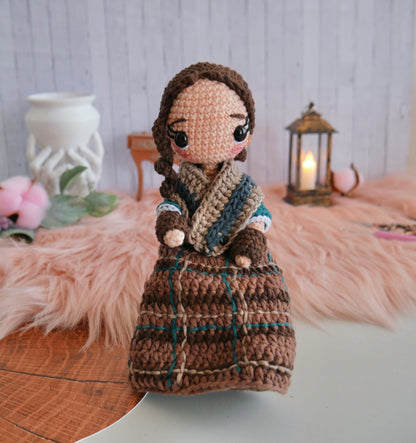 Claire Fraser - Crochet Amigurumi Pattern(PDF) - Outlander