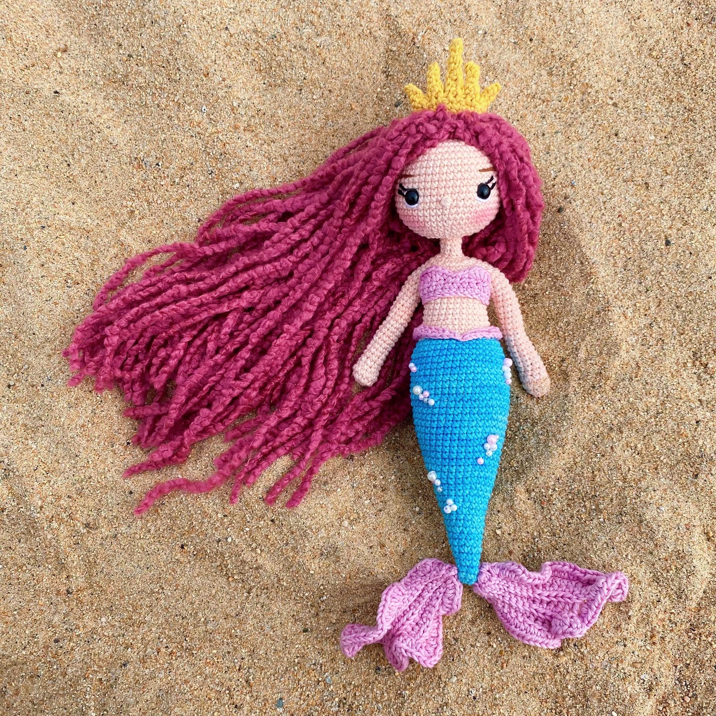 Amigurumi Pattern Nerea, Queen of the Sea (PDF) - Crochet