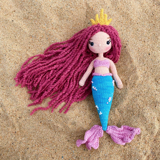 Amigurumi Pattern Nerea, Queen of the Sea (PDF) - Crochet