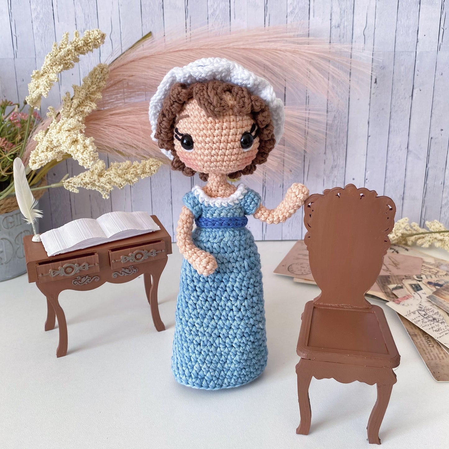 Patrón Amigurumi Jane Austen (PDF)