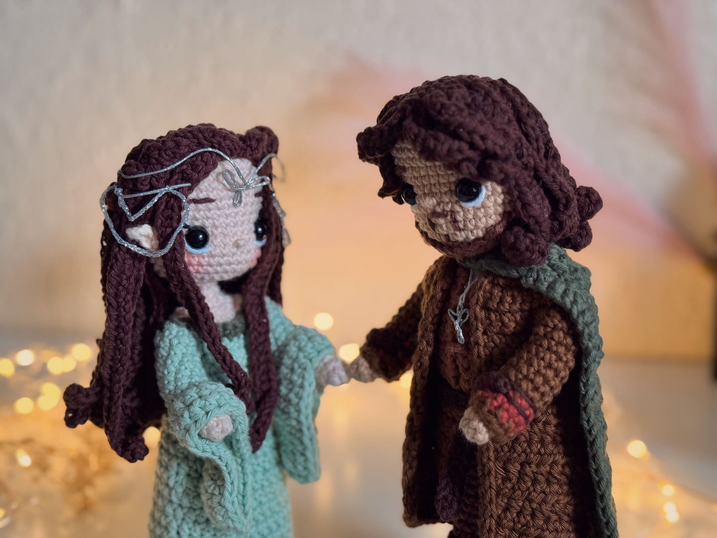 Arwen y Aragorn - Patrón Crochet PDF Español- El Señor de los Anillos