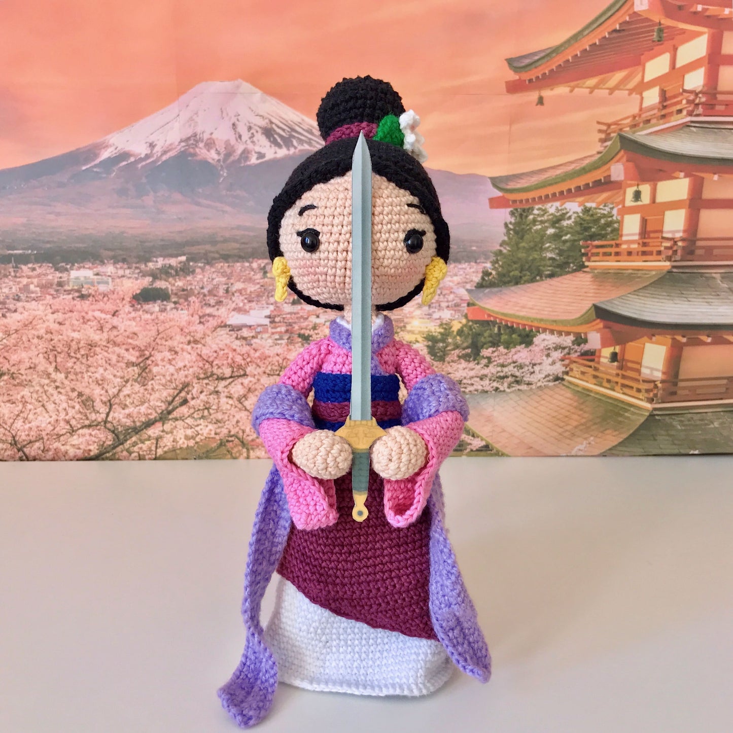Mulan Patrón Amigurumi (PDF)