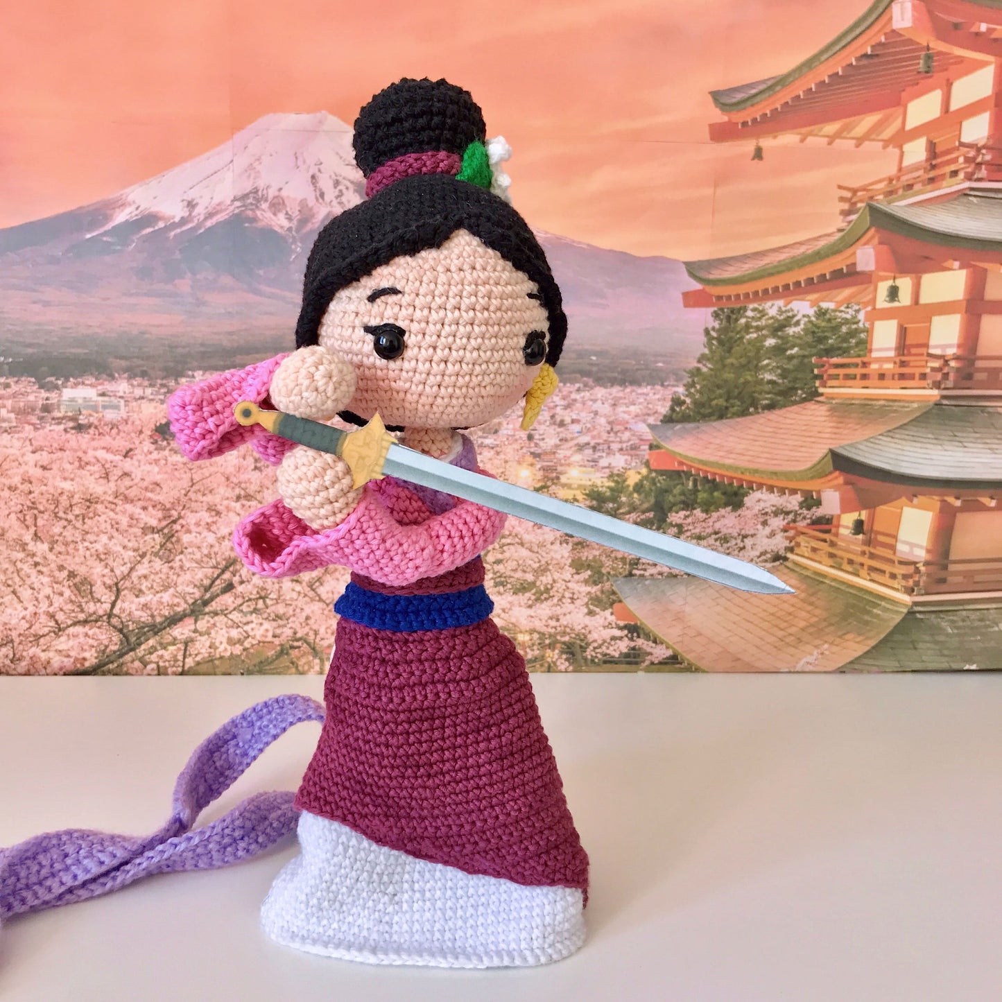 Mulan Patrón Amigurumi (PDF)